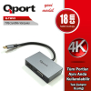 QPORT TYPE-C TO HDMI + VGA ÇEVİRİCİ (Q-THV2)