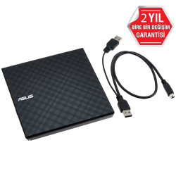 Asus Sdrw-08D2S-U Lite Siyah  8X Harici Dvd Yazıcı, 