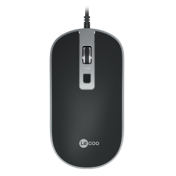 Lecoo Ms104 Si̇yah Usb Kablolu Mouse 