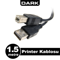 Dark 1,5M Usb2.0 Standart Yazıcı Kablosu