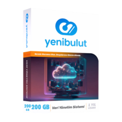 Yenibulut Veri Y&Ouml;Netim Yazılımı 200 Gb 1 Yıl Lisans 2 Kullanıcı