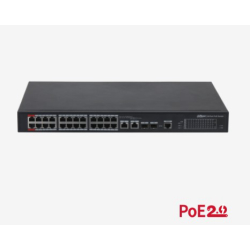 Dahua Pfs4226-24Et-240 24Fe Poe Port (240W), 2Xcombo Sfp Y&Ouml;Netilebilir Swich