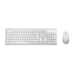 Lecoo Cm101 Beyaz Kablolu Mouse &Amp; Klavye Set 