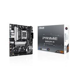 Asus Prime B850M-K Am5 Ddr5 8200 Dp Hdmi 2Xm2 Usb3.2 Aura Rgb 2.5Gbit Lan Matx