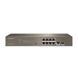 Tenda Teg5310P-8-150W 8Ge Poe+ Port (150W), 1Xge + 1X Sfp Uplink L3 Y&Ouml;Netilebili