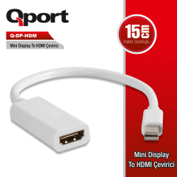 Qport Mini Display To Hdmi &Ccedil;Evi̇ri̇ci̇ (Q-Dp-Hdm)