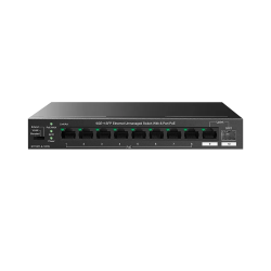 Tenda Teg1110Pf-8-120W 8Ge Poe+ Port (120W), 1Xge + 1X Sfp Uplink Desktop Switch