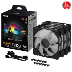Asus Tuf Tr120 Soğutucu Kasa Radyat&Ouml;R Fani Adreslenebi̇li̇r Argb 120Mm 3 In 1