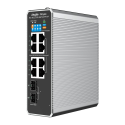 Ruijie Reyee Rg-Nis2100-8Gt2Sfp-Hp 8Ge Poe/Poe+,2Ge Sfp,300W End&Uuml;Striyel Cloud
