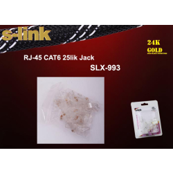 S-Link Slx-993 Rj-45 Cat6 25&#039;Li Paket Jack