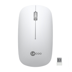 Lecoo Ws214 Beyaz Kablosuz Mouse 