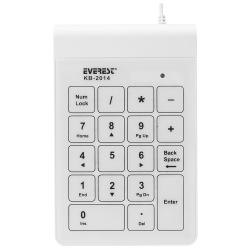 Everest Kb-2014 Beyaz Dokunmatik Numerik Standart Usb Klavye
