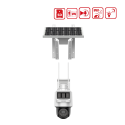 Hikvision Ds-2De2C400Iwg-K/4G 4Mp Pro Solar-Powered Security Pt Camera