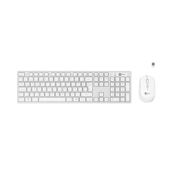 Lecoo Km2001 Beyaz Kablosuz T&Uuml;Rk&Ccedil;E Q Klavye &Amp; Mouse Set 