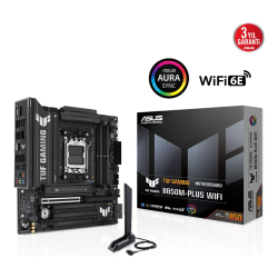 Asus Tuf Gaming B850M-Plus Wifi Am5 Ddr5 8000 Wifi 6E+Bt Aura Rgb 2.5Glan Matx