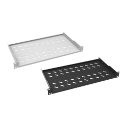 Ager 19&#039;&#039; 1U D=250Mm Rack Mount 2 Noktadan Bağlantılı Sabit Raf,