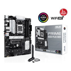 Asus Prime B650-Plus Wifi Am5 Ddr5 7600 2Xm2 Usb3.2 Ax Wifi+Bt Aura Rgb Atx